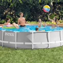 Piscine Prism Frame Ronde 4,57 X 1,07 M Intex -ATMOS Boutique kit piscine tubulaire avec accessoires 2