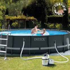 Kit Piscine Tubulaire Ultra XTR 4.88 X H1.22 Intex -ATMOS Boutique kit piscine tubulaire ultra frame 488xh122 intex 3