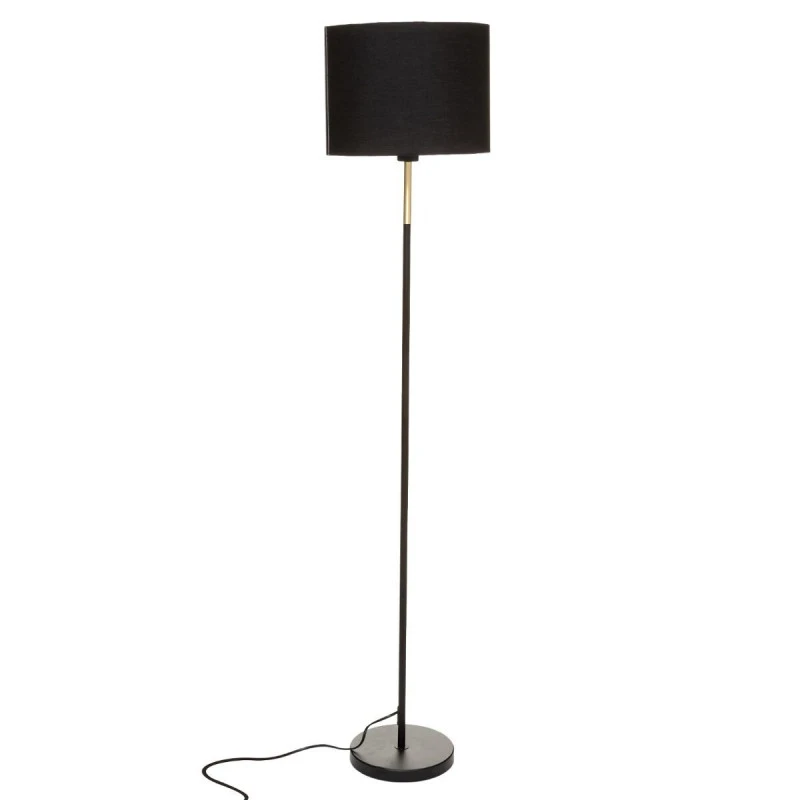 Lampadaire Droit Jule Noir Et Doré Atmosphera 1 Lampadaire Droit Jule Noir Et Doré Atmosphera