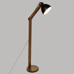 Lampadaire En Pin Et Métal Cuba H158 Atmosphera -ATMOS Boutique lampadaire en pin et metal cuba h158 atmosphera 1
