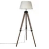 Lampadaire Trépied Runo écru Atmosphera H 145 Cm