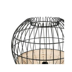 Lampe à Poser Calypso Boule Rotin Et Métal Ostaria -ATMOS Boutique lampe a poser calypso boule rotin et metal ostaria 2