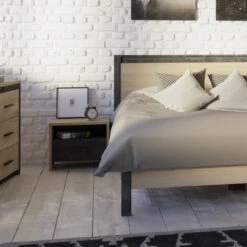 Demeyere Chevet Kansas 1 Tiroir 1 Niche -ATMOS Boutique lit colorado 2 personnes 160x200 cm 2