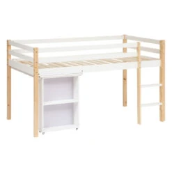 Lit Combi Bureau Enfant Pin Blanc Atmosphera 7 Lit Combi Bureau Enfant Pin Blanc Atmosphera -ATMOS Boutique lit combi bureau enfant pin blanc atmosphera 2