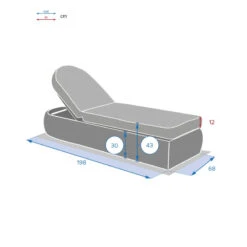 Lit Piscine Moorea Terre Ombre Hespéride -ATMOS Boutique lit piscine moorea terre ombre hesperide 7