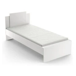 Demeyere Lit Simple 90 X 190/200 Life Blanc -ATMOS Boutique lit simple 90 x 190200 life blanc 4