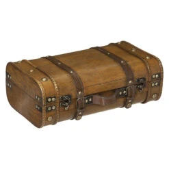 Lot De 2 Malles En Bois Atmosphera -ATMOS Boutique lot de 2 malles en bois atmosphera 2