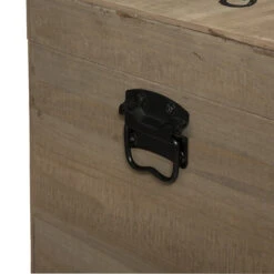 Lot De 3 Malles Carrés Bois Wild Atmosphera -ATMOS Boutique lot de 3 malles carres bois wild atmosphera 4