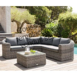 Lot De 9 Coussins Pour Salon Angle Moorea Carbone Hespéride -ATMOS Boutique lot de 9 coussins pour salon angle moorea carbone hesperide 1