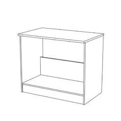 Demeyere Meuble Bas Blanc Sous évier 100 Cm Mammy 8 Demeyere Meuble Bas Blanc Sous évier 100 Cm Mammy -ATMOS Boutique meuble bas blanc sous evier 100 cm mammy 2