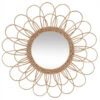Miroir Rotin Fleur D56 Atmosphera