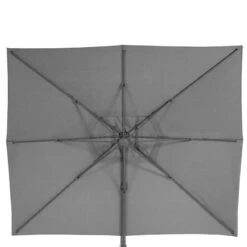 Parasol Décentré Eléa Inclinable Rectangulaire Ardoise Hespéride -ATMOS Boutique parasol decentre elea inclinable 3 4 ardoise hesperide 2