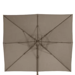 Parasol Décentré Eléa Inclinable Rectangulaire Noisette Hespéride -ATMOS Boutique parasol decentre elea inclinable 3x4 noisette hesperide 3