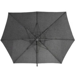 Parasol Décentré Eléa Inclinable Hexagonal Oléfine Anthracite Hespéride -ATMOS Boutique parasol decentre elea inclinable 3x42 olefine anthracite hesperide 1 1