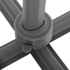 Parasol Décentré Eléa Inclinable Hexagonal Oléfine Anthracite Hespéride -ATMOS Boutique parasol decentre elea inclinable 3x42 olefine anthracite hesperide 1 6