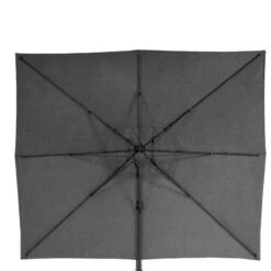 Parasol Décentré Eléa Rectangulaire Toile Sunbrella® Anthracite Hespéride -ATMOS Boutique parasol decentre elea rectangulaire sunbrella anthracite hesperide 4