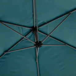 Parasol Décentré Rond Manoa Bleu Canard Hespéride -ATMOS Boutique parasol decentre rond manoa bleu canard hesperide 2