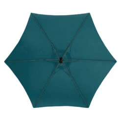 Parasol Décentré Rond Manoa Bleu Canard Hespéride -ATMOS Boutique parasol decentre rond manoa bleu canard hesperide 4
