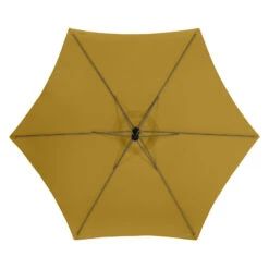 Parasol Décentré Rond Manoa Jaune Moutarde Hespéride 9 Parasol Décentré Rond Manoa Jaune Moutarde Hespéride -ATMOS Boutique parasol decentre rond manoa jaune moutarde hesperide 4