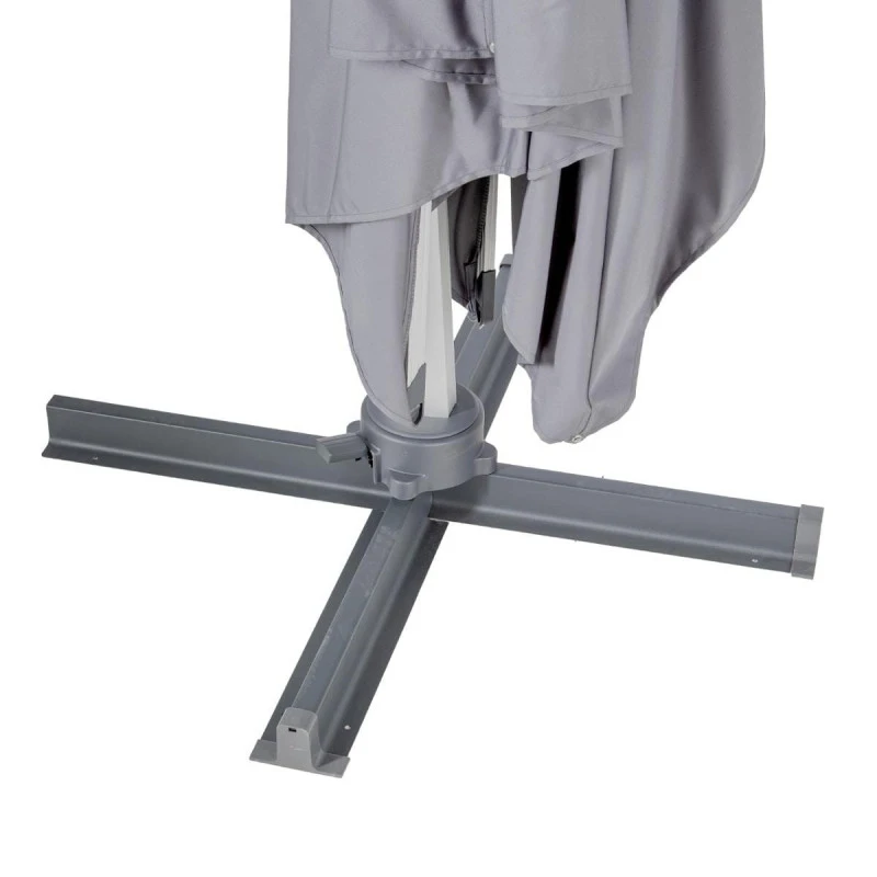 Parasol Déporté Rectangulaire Equador Ardoise Hespéride 6 Parasol Déporté Rectangulaire Equador Ardoise Hespéride – Image 6