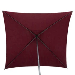 Parasol Droit Carré 2,5x2,5m Soya Bordeaux Hespéride -ATMOS Boutique parasol droit carre 25x25m soya bordeaux hesperide 3