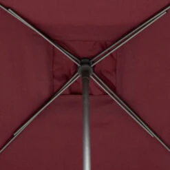 Parasol Droit Carré 2,5x2,5m Soya Bordeaux Hespéride -ATMOS Boutique parasol droit carre 25x25m soya bordeaux hesperide 5