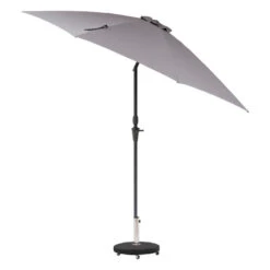 Parasol Droit Rond 2,7m Sisko Ardoise Hespéride -ATMOS Boutique parasol droit rond 27m sisko ardoise hesperide 1 2