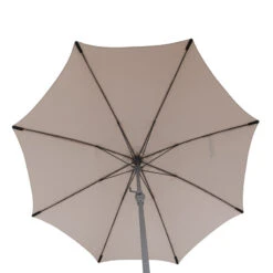 Parasol Droit Rond 2,7m Sisko Taupe Hespéride -ATMOS Boutique parasol droit rond 27m sisko taupe hesperide 3