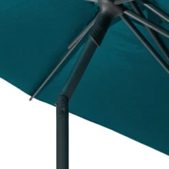 Parasol Droit Rond 2,7m Soya Bleu Canard Hespéride -ATMOS Boutique parasol droit rond 27m soya bleu canard hesperide 5