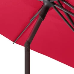 Parasol Droit Rond 2,7m Soya Grenade Hespéride -ATMOS Boutique parasol droit rond 27m soya grenade hesperide 5