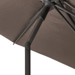 Parasol Droit Rond 2,7m Soya Taupe Hespéride -ATMOS Boutique parasol droit rond 27m soya taupe hesperide 5