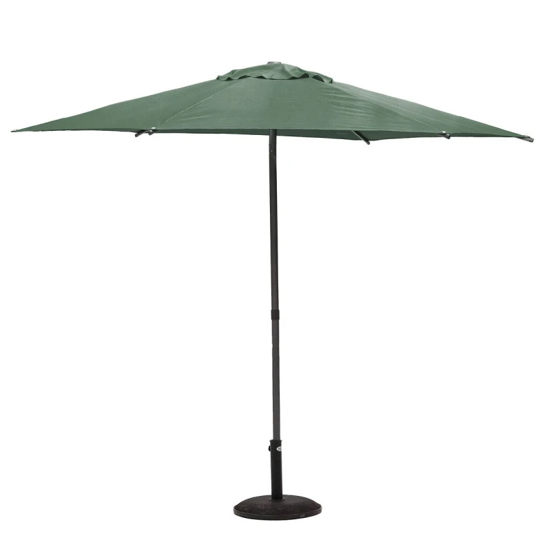 Parasol Droit Rond 2,7m Soya Vert Olive Hespéride 2 Parasol Droit Rond 2,7m Soya Vert Olive Hespéride – Image 2