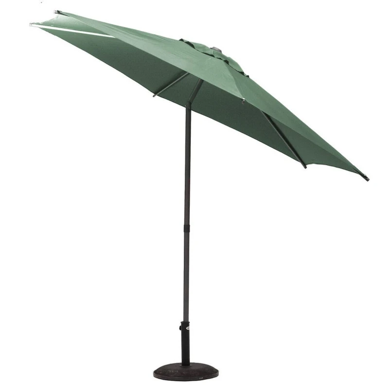 Parasol Droit Rond 2,7m Soya Vert Olive Hespéride 3 Parasol Droit Rond 2,7m Soya Vert Olive Hespéride – Image 3
