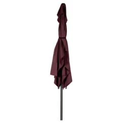 Parasol Mat Central 2x3 M Loompa Bordeaux Hespéride -ATMOS Boutique parasol mat central 2x3 m loompa bordeaux hesperide 3