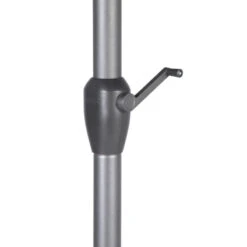 Parasol Mat Central Rond 3m Loompa Ardoise Hespéride -ATMOS Boutique parasol mat central rond 3 loompa ardoise hesperide 5