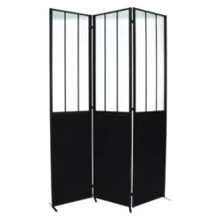 Paravent Atelier Métal Et Verre Trempé Atmosphera