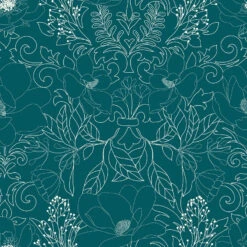 Parure De Lit Amelia Bleu Canard Et Motifs 240x220 Atmosphera 7 Parure De Lit Amelia Bleu Canard Et Motifs 240x220 Atmosphera -ATMOS Boutique parure de lit amelia bleu canard et motifs 240x220 atmosphera 3