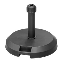 Pied De Parasol 29kg Béton Noir Hespéride