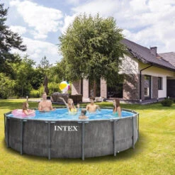 Piscine Tubulaire Baltik D 4.57 M H 1.22 M Intex -ATMOS Boutique piscine tubulaire baltik d 457 m h 122 m intex 2
