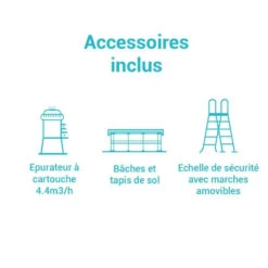 Piscine Tubulaire Baltik D5,49 X H1,22 M Intex -ATMOS Boutique piscine tubulaire baltik d 549 m h 122 m intex 2