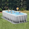 Piscine Tubulaire Prism Rectangulaire 4.88 X 2.44 X 1.07m Intex + Accessoires