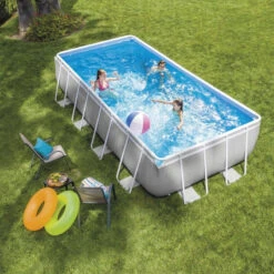 Piscine Tubulaire Prism Rectangulaire 4.88 X 2.44 X 1.07m Intex + Accessoires -ATMOS Boutique piscine tubulaire prism rectangulaire 488 x 244 x 107m intex accessoires 2