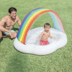 Piscinette Enfant Arc En Ciel Intex