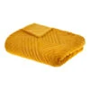 Plaid Géant 180x230 Fourrure Jaune Moutarde Atmosphera
