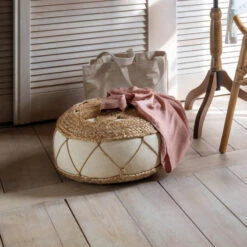 Pouf En Jute Ajouré 43x18 Atmosphera -ATMOS Boutique pouf en jute ajoure 43x18 atmosphera 5