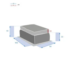 Pouf Extérieur Moorea Hespéride Terre Ombre -ATMOS Boutique pouf exterieur moorea hesperide terre ombre 5