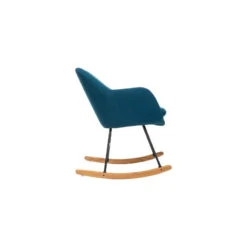 Rocking Chair Pera Bleu Canard Atmosphera -ATMOS Boutique rocking chair pera bleu canard atmosphera 4
