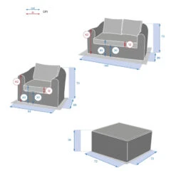 Salon 4 Places Moorea Terre Ombre Hespéride 15 Salon 4 Places Moorea Terre Ombre Hespéride -ATMOS Boutique salon 4 places moorea terre ombre hesperide 1 7