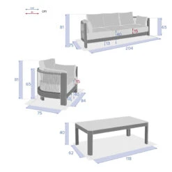 Salon De Jardin 5p Paradize Hespéride -ATMOS Boutique salon de jardin 5p paradize hesperide 8