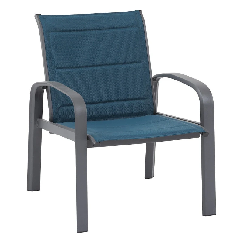 Salon De Jardin Duo Elyn Bleu Canard/graphite Hespéride 3 Salon De Jardin Duo Elyn Bleu Canard/graphite Hespéride – Image 3